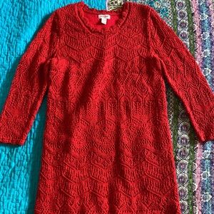 Sparkly red girls dress